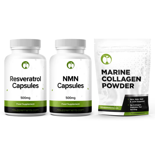 NMN, Resveratrol & Collagen Bundle