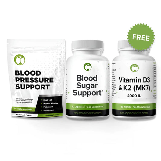 Heart Health Support Bundle + Free Vitamin D3 & K2