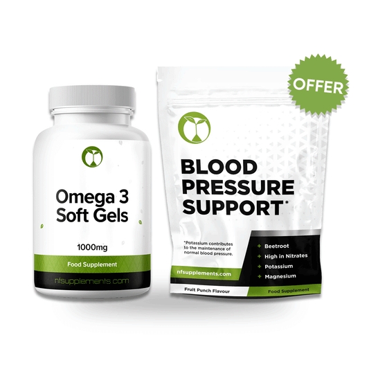 Blood Pressure Support & Omega 3 (Discount Price)