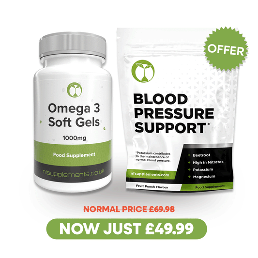 Blood Pressure Support & Omega 3 (Discount Price)