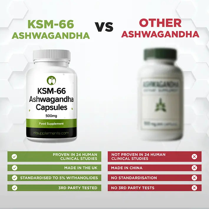 Ashwagandha KSM-66 - Helps The Body To Deal With Stress